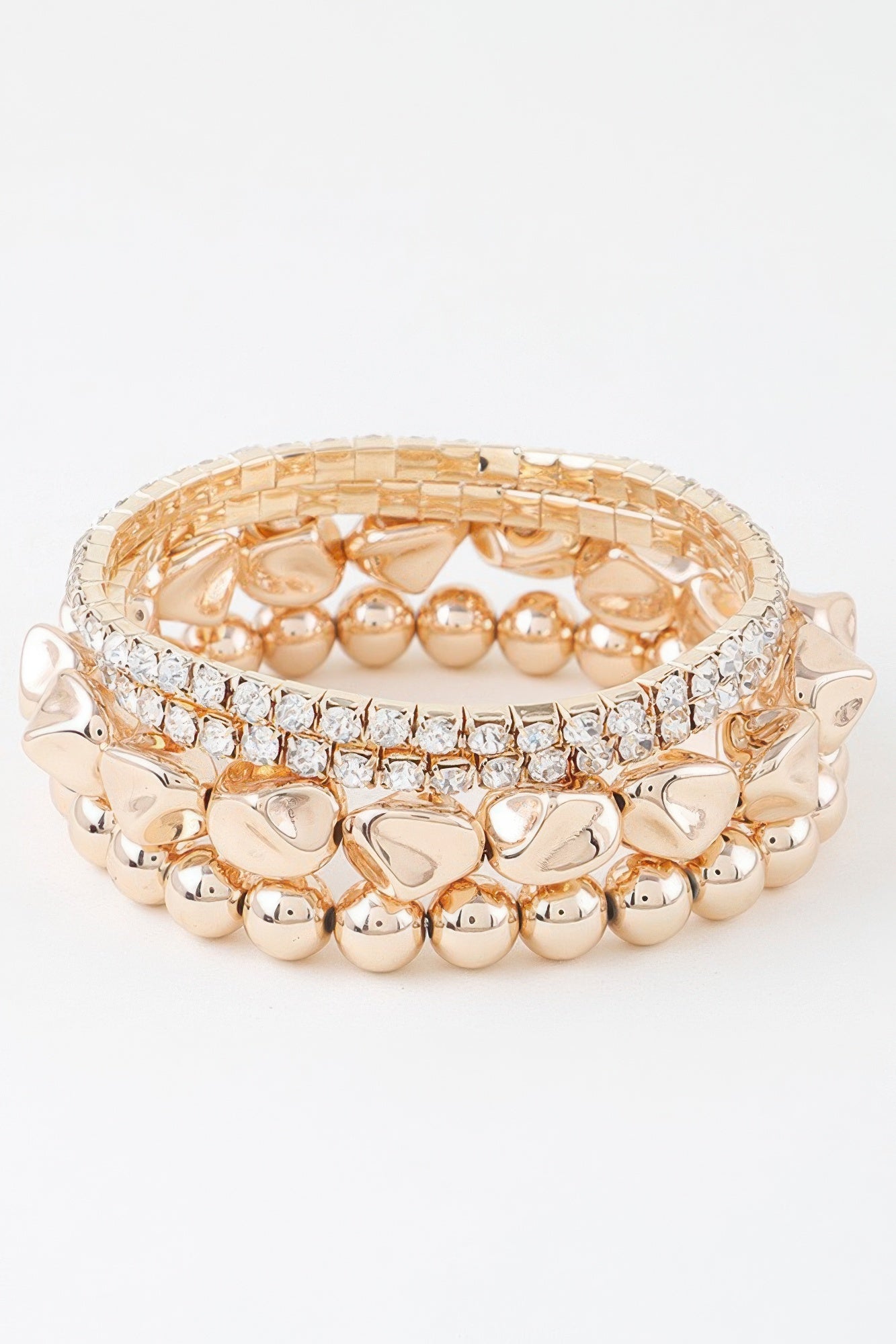 Multi Rhinestone Beaded Bracelet | Mixtshop LLC