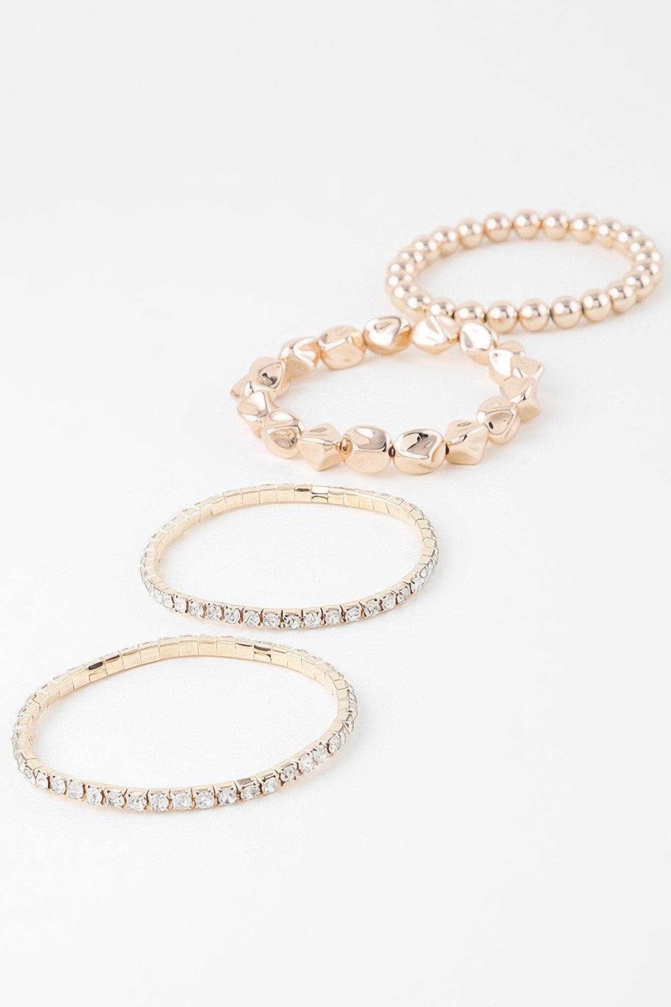 Multi Rhinestone Beaded Bracelet | Mixtshop LLC