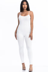 Solid Bodycon Cami Jumpsuit | Mixtshop LLC