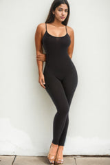 Solid Bodycon Cami Jumpsuit | Mixtshop LLC