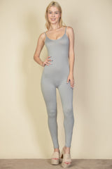Solid Bodycon Cami Jumpsuit | Mixtshop LLC