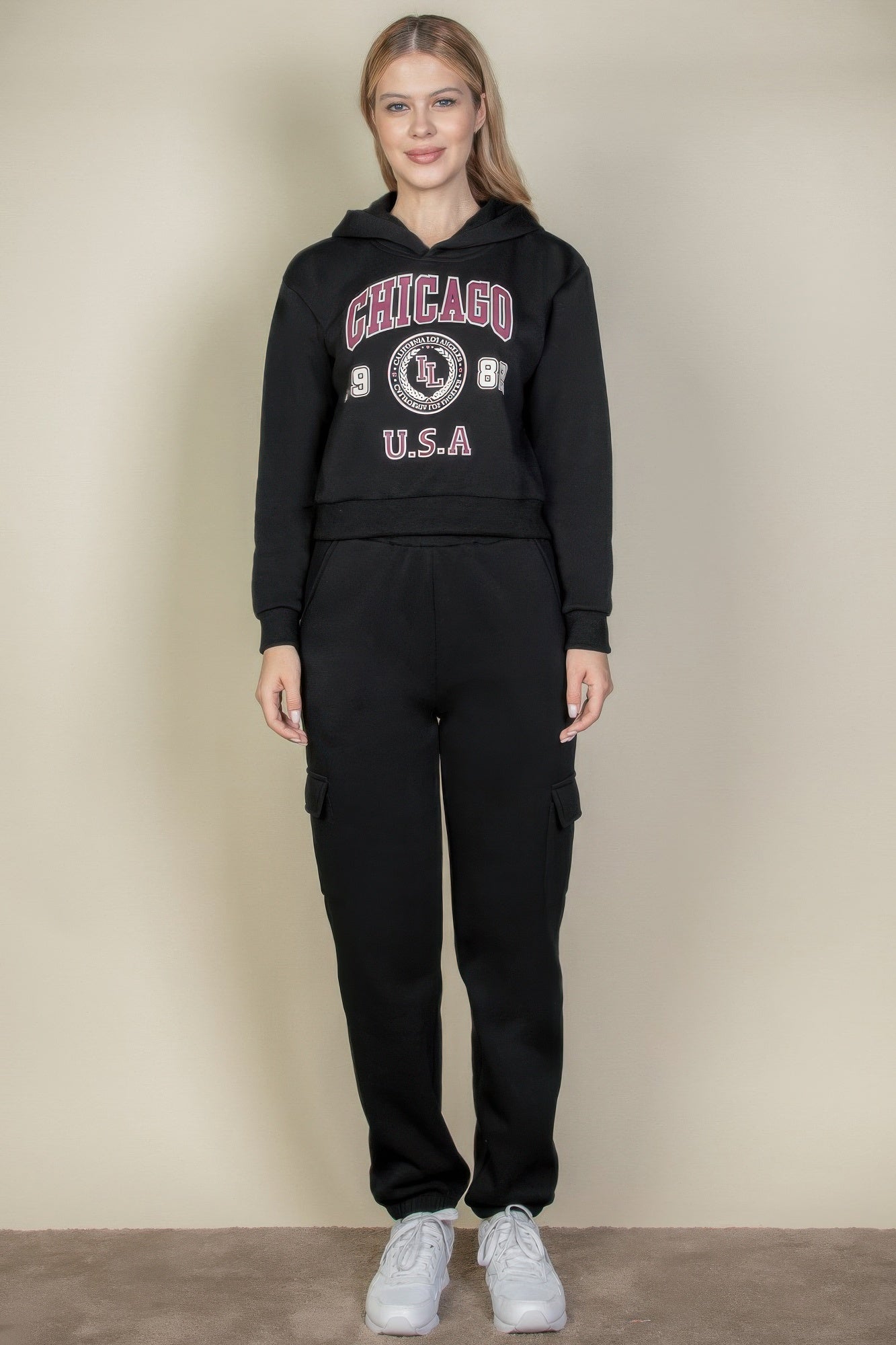 Graphic Drop Shoulder Pull Over Hoodie | Mixtshop LLC