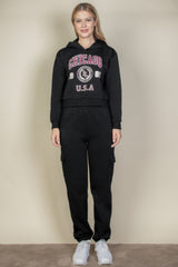 Graphic Drop Shoulder Pull Over Hoodie | Mixtshop LLC