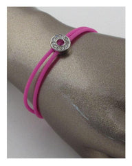 Multi colored rubber bracelets w/charm letters that spell out LOVE | Mixtshop LLC