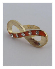 Two tone infinity adjustable ring | Mixtshop LLC