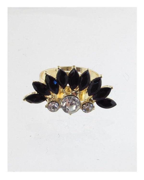 Faux stone adjustable ring | Mixtshop LLC