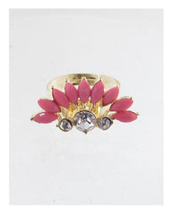 Faux stone adjustable ring | Mixtshop LLC