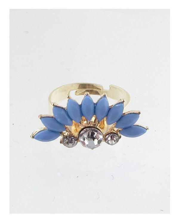 Faux stone adjustable ring | Mixtshop LLC