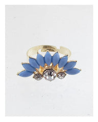 Faux stone adjustable ring | Mixtshop LLC