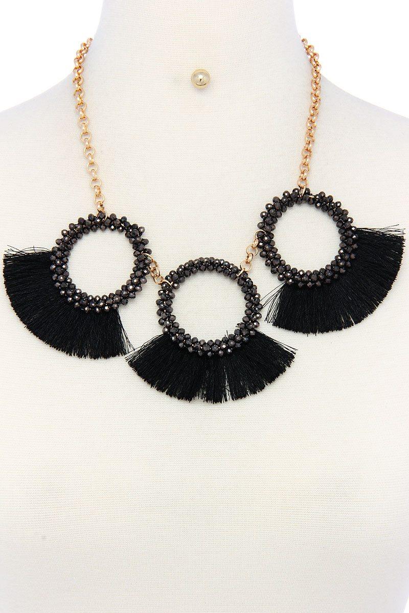 Fashion chunky stylish necklace and earring set | Mixtshop LLC