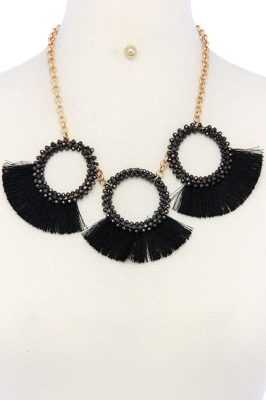 Fashion chunky stylish necklace and earring set | Mixtshop LLC