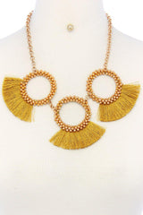 Fashion chunky stylish necklace and earring set | Mixtshop LLC