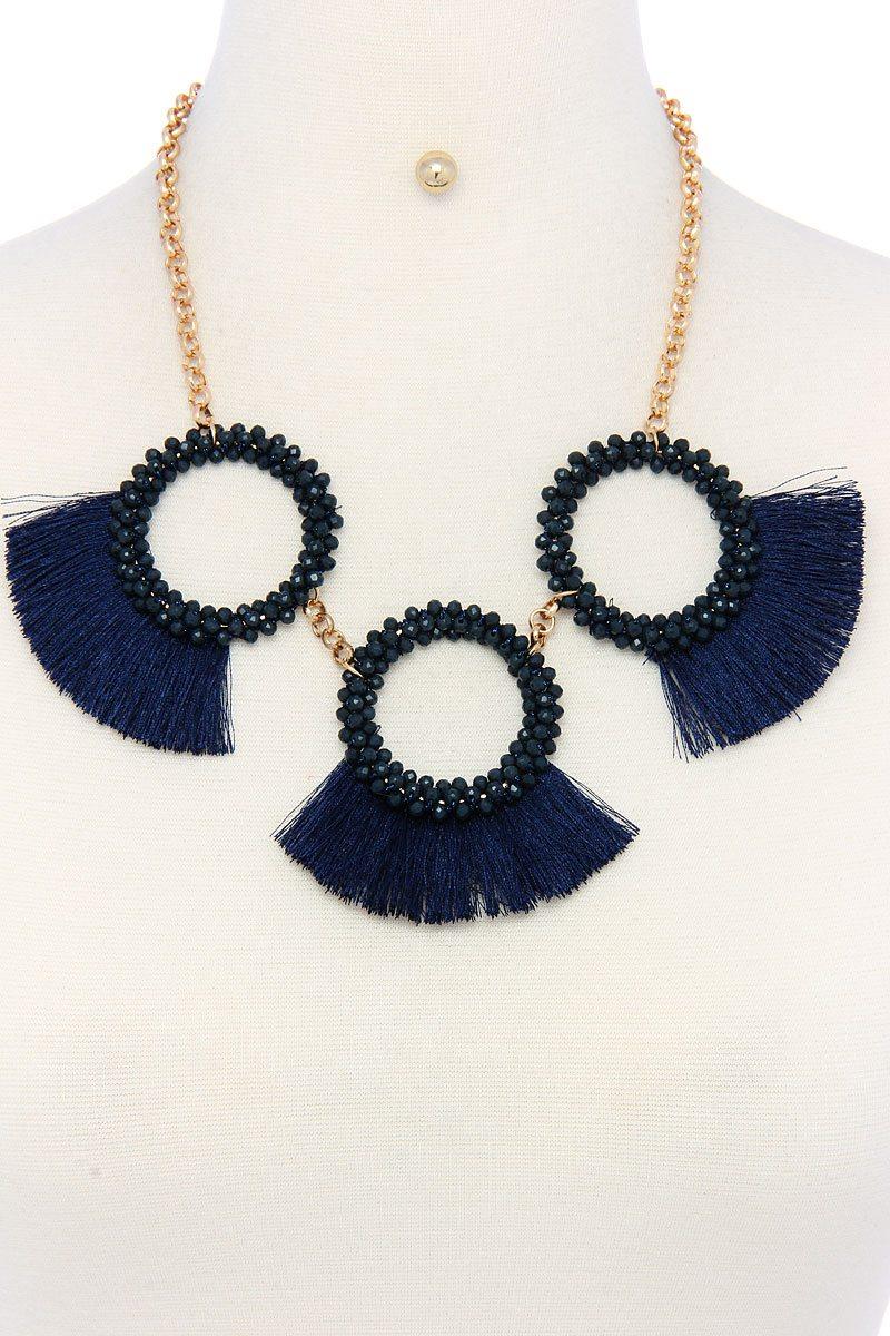 Fashion chunky stylish necklace and earring set | Mixtshop LLC