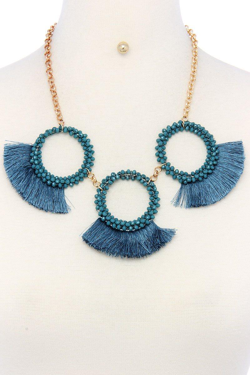 Fashion chunky stylish necklace and earring set | Mixtshop LLC