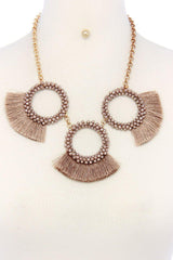 Fashion chunky stylish necklace and earring set | Mixtshop LLC