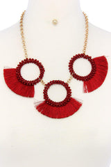 Fashion chunky stylish necklace and earring set | Mixtshop LLC