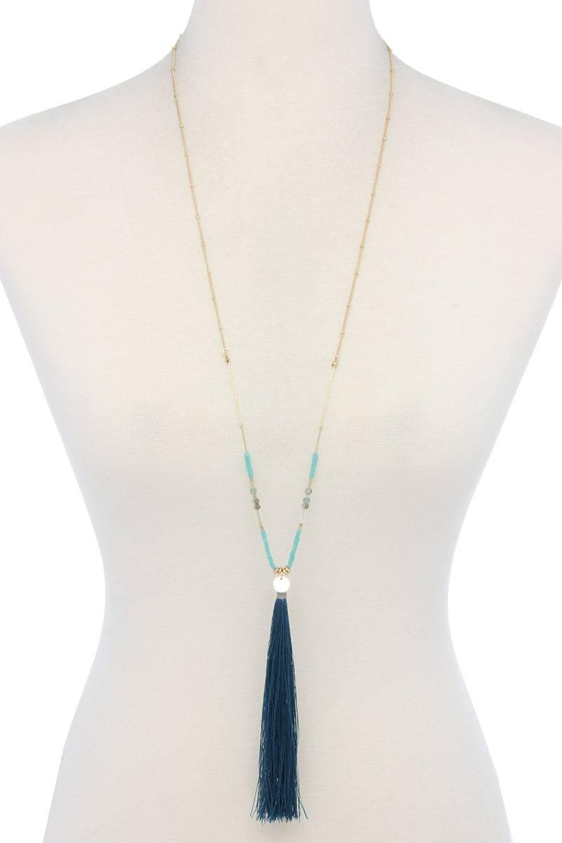 Tassel Pendant Necklace | Mixtshop LLC