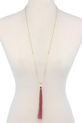 Tassel Pendant Necklace | Mixtshop LLC