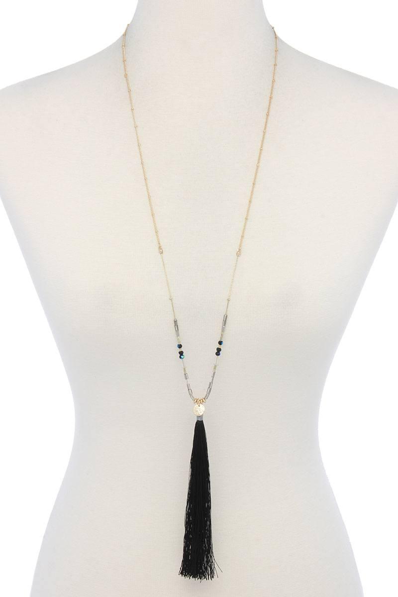 Tassel Pendant Necklace | Mixtshop LLC