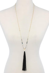 Tassel Pendant Necklace | Mixtshop LLC