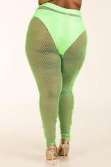 Panty Lined Mesh Leggings | Mixtshop LLC