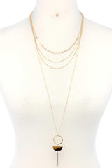 Metal Layered Necklace | Mixtshop LLC