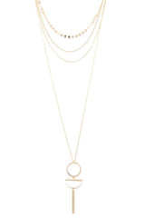 Metal Layered Necklace | Mixtshop LLC