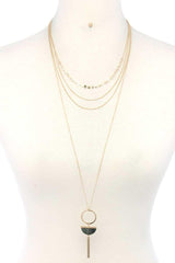 Metal Layered Necklace | Mixtshop LLC