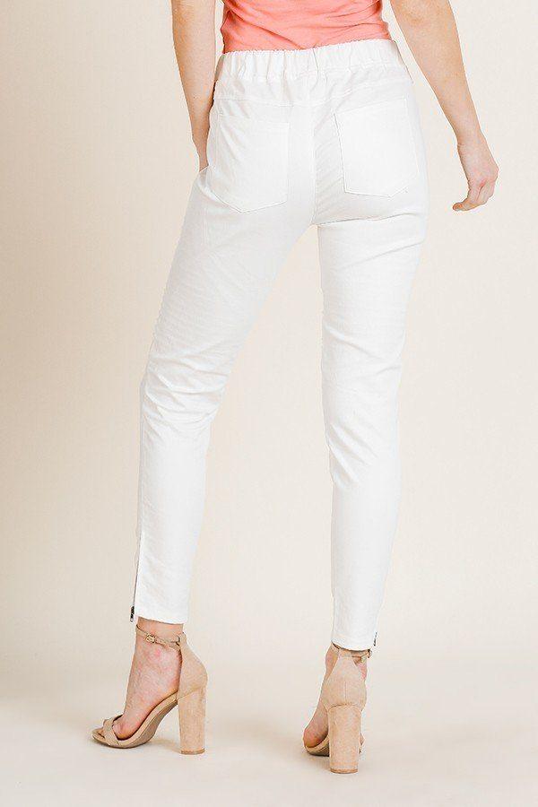 High Waist Skinny Moto Pant | Mixtshop LLC