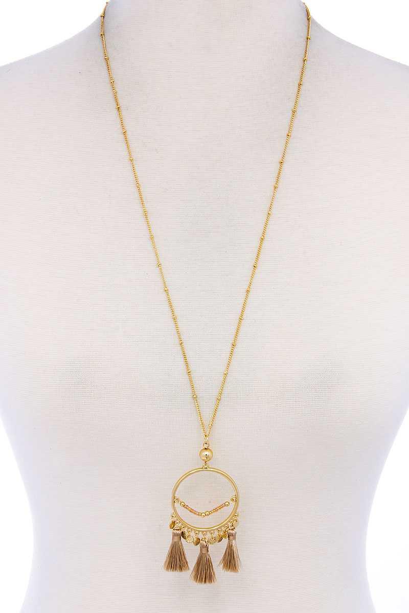 Modern Fashion Cute Tassel Pendant Necklace | Mixtshop LLC