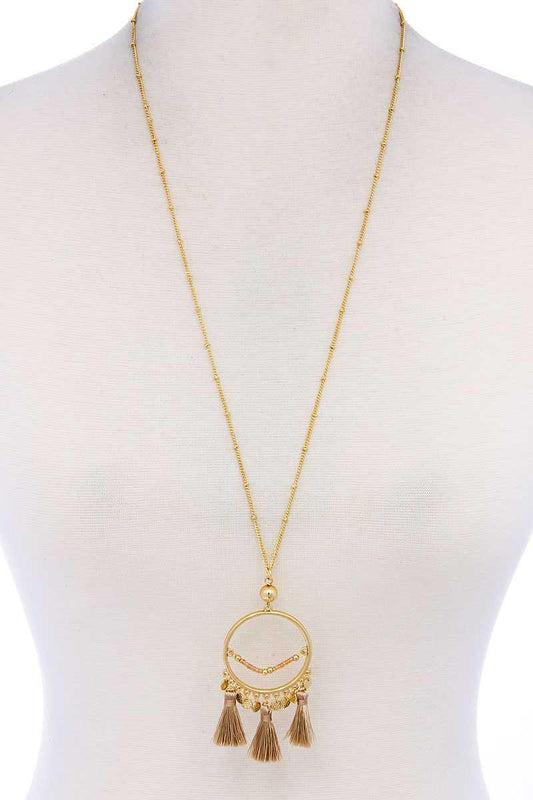 Modern Fashion Cute Tassel Pendant Necklace | Mixtshop LLC