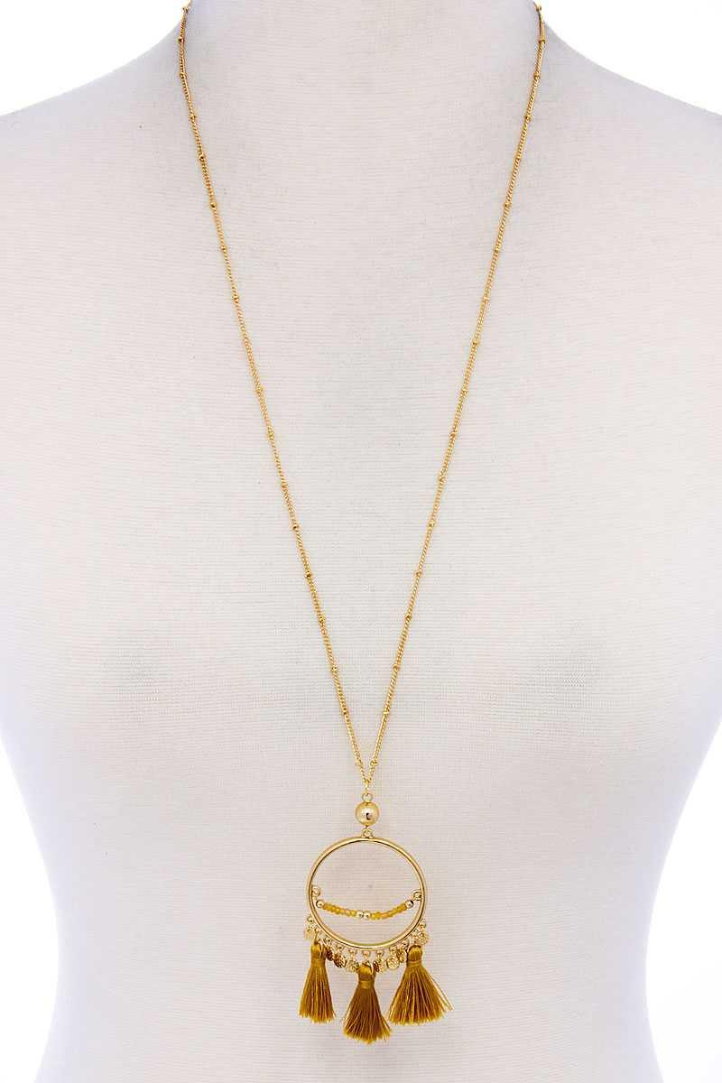 Modern Fashion Cute Tassel Pendant Necklace | Mixtshop LLC