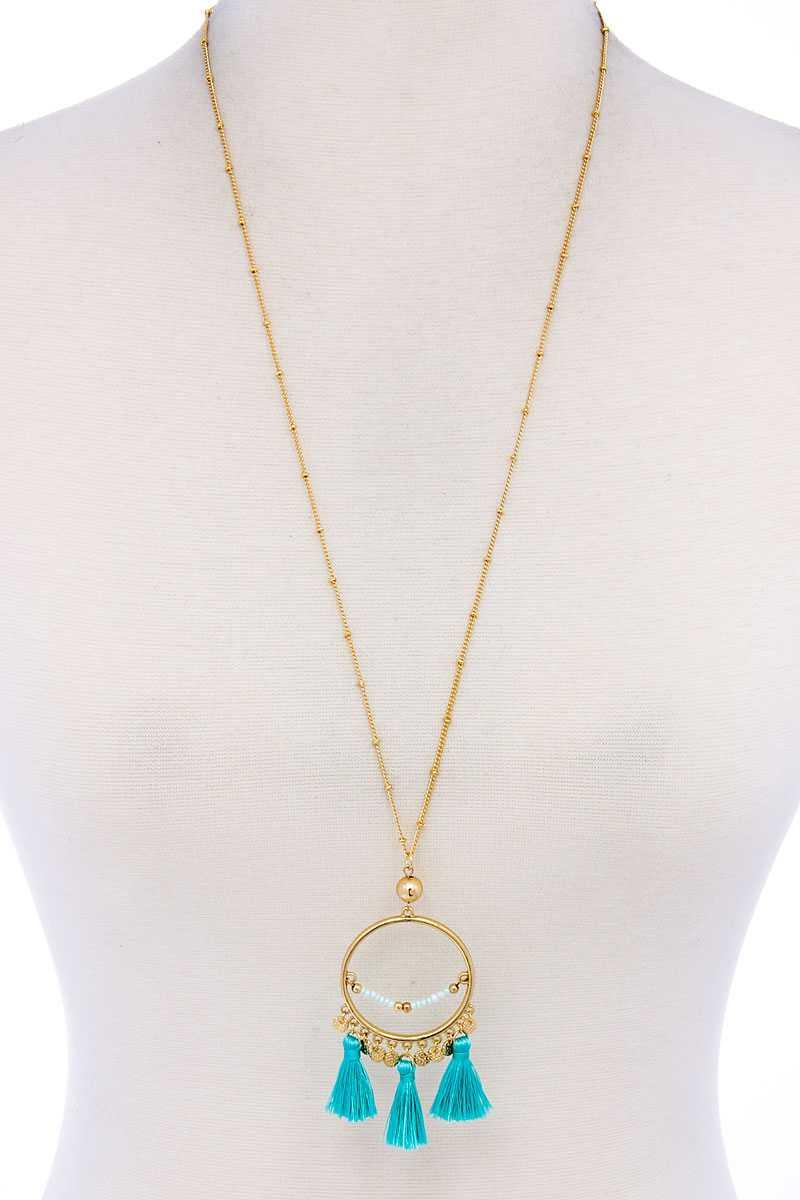 Modern Fashion Cute Tassel Pendant Necklace | Mixtshop LLC