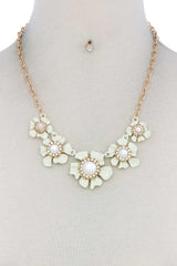 Floral Pearl Bead Necklace | Mixtshop LLC