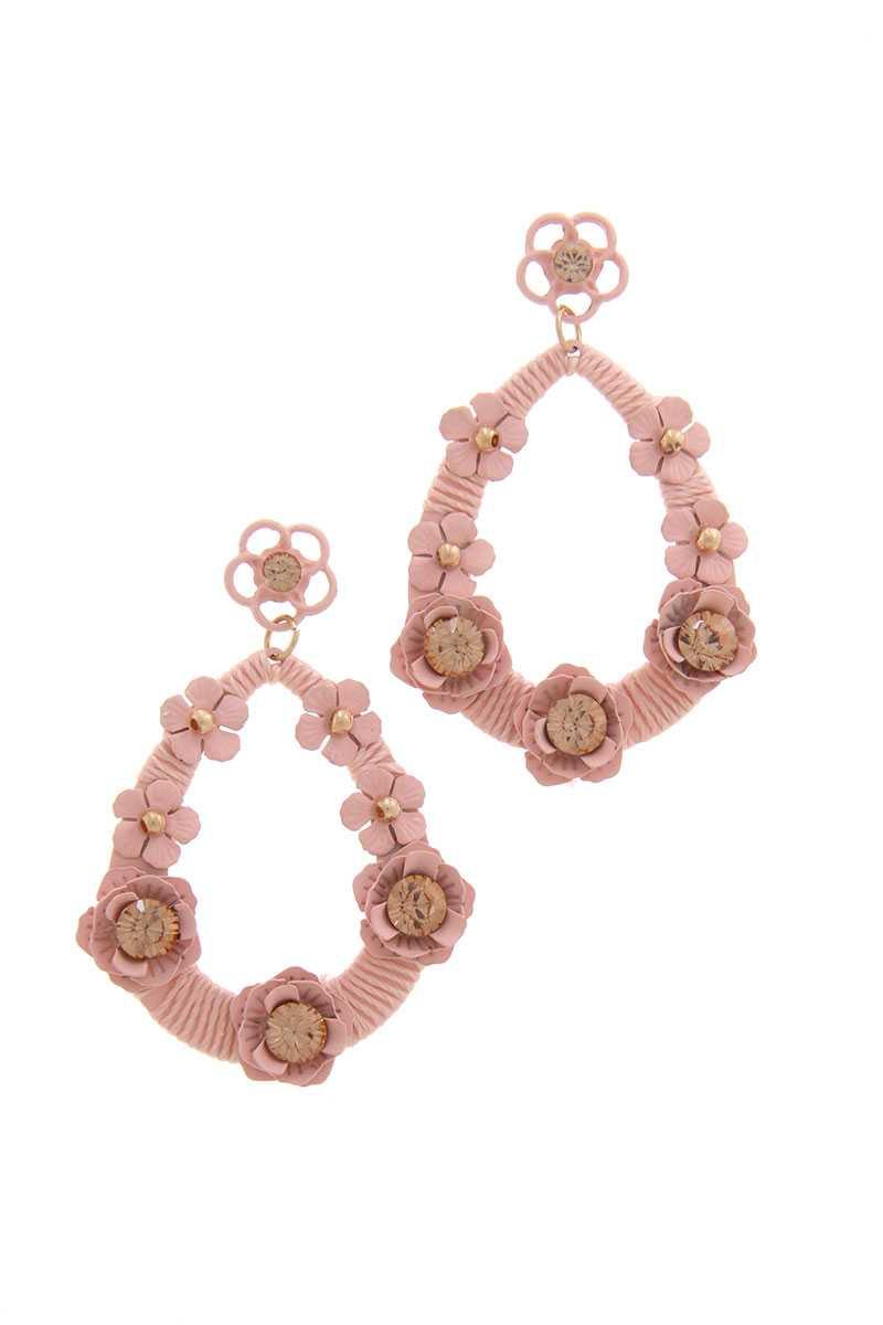 Floral Post Drop Earring | Mixtshop LLC