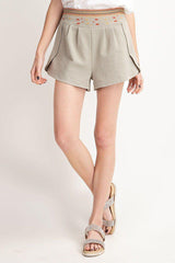 High Rise Waist Shorts | Mixtshop LLC