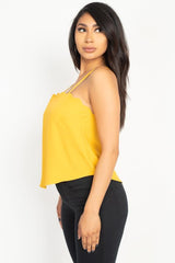 Scallop Opening Cami Top | Mixtshop LLC