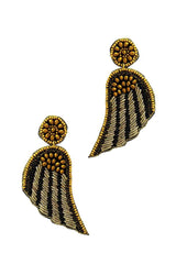 Fashion Modern Wing Patch Drop Earring | Mixtshop LLC