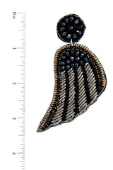 Fashion Modern Wing Patch Drop Earring | Mixtshop LLC