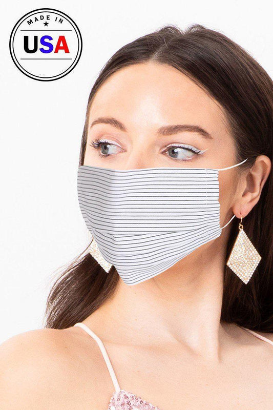 Made In Usa Unisex Fashionable, Reusable Washable, Cool Breathable Fabric Face Mask | Mixtshop LLC