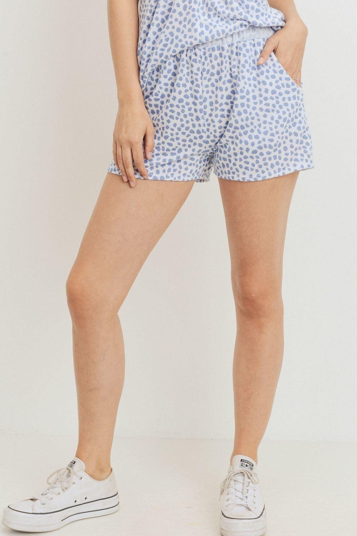 Leopard Printed Terry Short Pants | Mixtshop LLC
