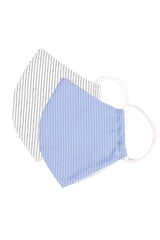 Cotton Stripe 3d Reusable Face Mask | Mixtshop LLC
