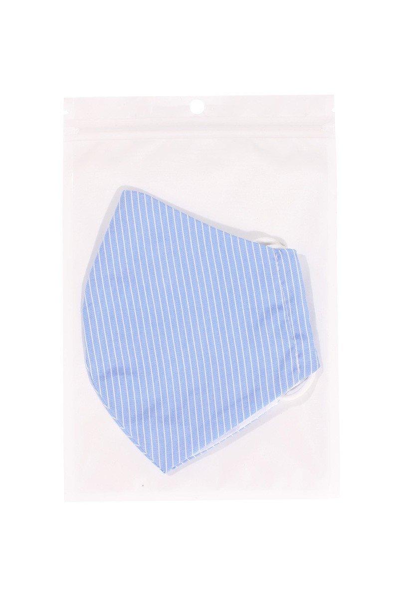 Cotton Stripe 3d Reusable Face Mask | Mixtshop LLC