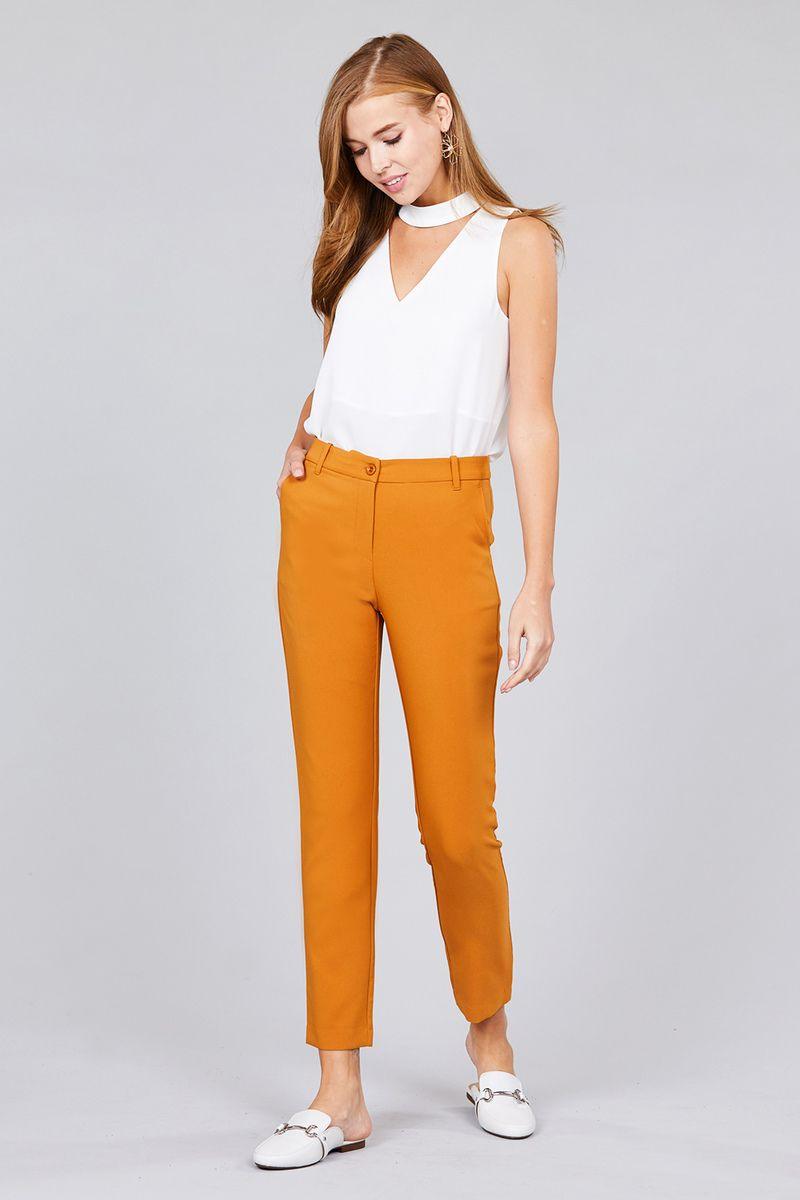 Seam Side Pocket Classic Long Pants | Mixtshop LLC