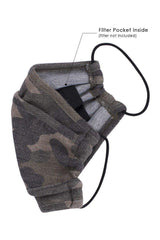 Camouflage 3d Reusable Face Mask | Mixtshop LLC