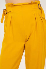 High Waist Paperbag Wide Pants | Mixtshop LLC