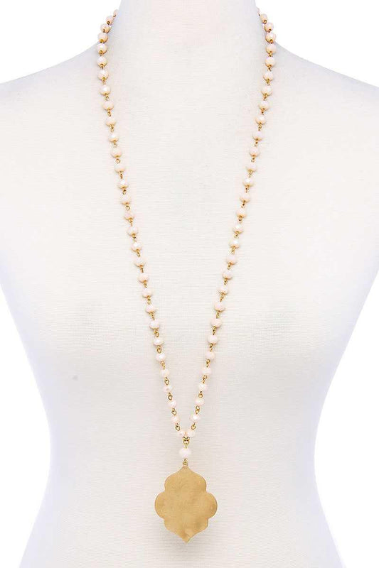 Designer Multi Bead Pendant Necklace | Mixtshop LLC