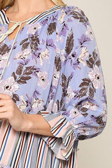 Mix And Match Tassel Tie Peasant Top | Mixtshop LLC