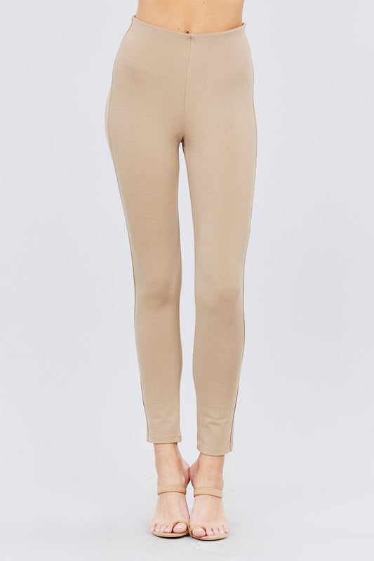 Waist Elastic Band Ponte Pants | Mixtshop LLC