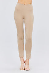 Waist Elastic Band Ponte Pants | Mixtshop LLC